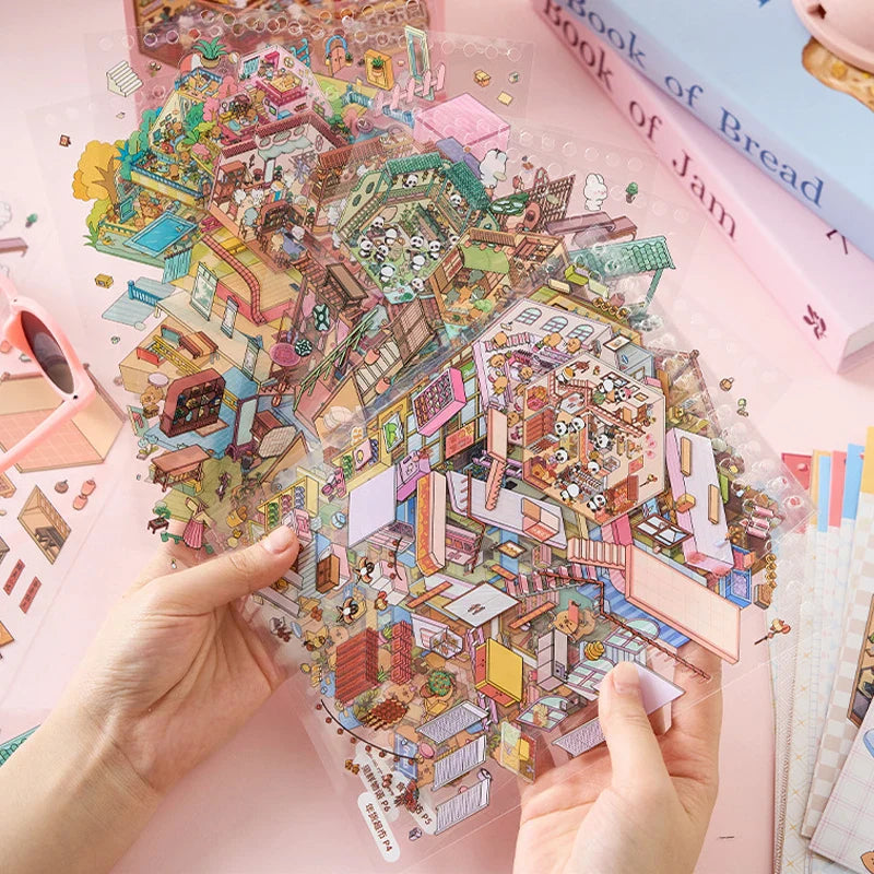 Livre d'autocollants