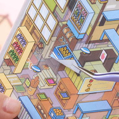 Livre d’Autocollants Créatifs “Sunny Town” (49 pièces)